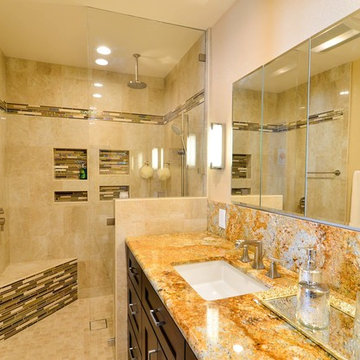 Poway Open Shower Master Bath
