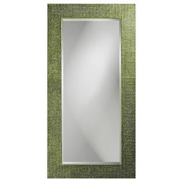 Howard Elliott Lancelot Tall Leaf Mirror, Green