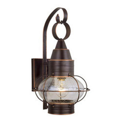 Vaxcel Chatham 10" Outdoor Wall Light OW2191BBZ - Wall Sconces