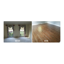 4" Site-Finished Red Oak Floors - Hardwood Flooring
