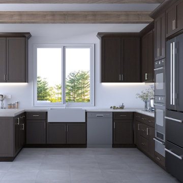 Refined Shaker Modern Slate Gallery | Kitchen Projects