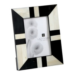 Dimond Home - Black & White Horn & Bone Frame - Picture Frames