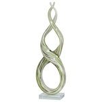 Dale Tiffany - Dale Tiffany AS20356 Intertwined, ulpture-17.25 In and 5.25 In W - Our mesmerizing Intertwined Handcrafted Art GlassIntertwined Sculptur Handcrafted Art Glas *UL Approved: YES Energy Star Qualified: n/a ADA Certified: n/a  *Number of Lights:   *Bulb Included:No *Bulb Type:No *Finish Type:Handcrafted Art Glass