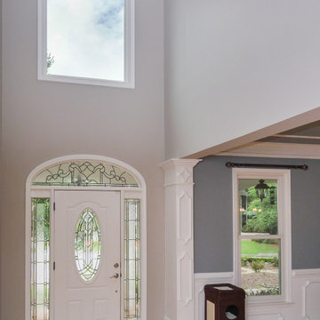 New Rounded Top Window Over Gorgeous Front Door - Renewal by Andersen Georgia