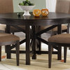 Liberty Furniture Visions 72x54 Oval Dining Table in Mocha, Dark Wood