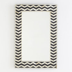 Chevron Mirror - Floor Mirrors