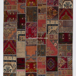 Patchwork style Up-cycled Handmade Rugs - Products