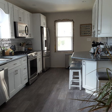 Hackensack customer updates kitchen to 100% luxury vinyl plank