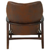 GDF Studio Teague French Style Dark Espresso Wood Club Chair, Brown/Dark Espresso