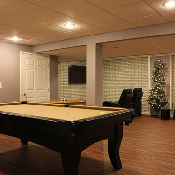 Avon Lake Basement Remodel with Dance Studio