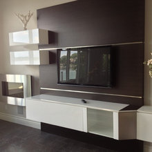 TVs on accent wall