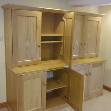 Home office document storage cupboard