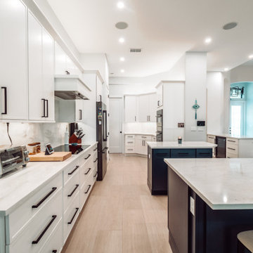 Naples Estate Kitchen: Custom-Milled Cabinetry & Integrated Appliance Engineerin