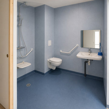 Création d'un espace chambre + Salle de douche pour perte d'autonome