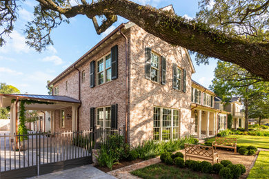 Arts and crafts exterior home photo in Houston