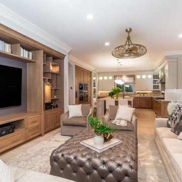 Open Concept Living Room and Kitchen Remodel in San Diego
