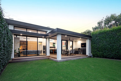 Photo of a contemporary home in Adelaide.