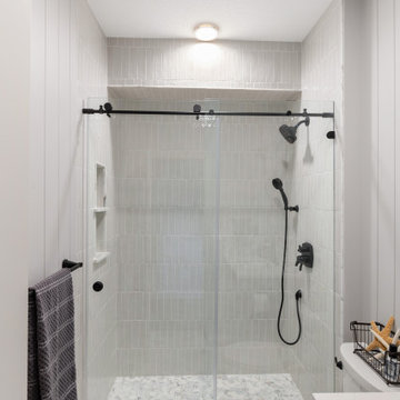 Transistional Primary Suite (bed, bath, closet) + Hall Bath + Laundry Parkville
