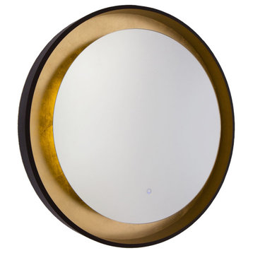 Artcraft Reflections Mirror AM304 - Oil Rubbed Bronze & Gold Leaf