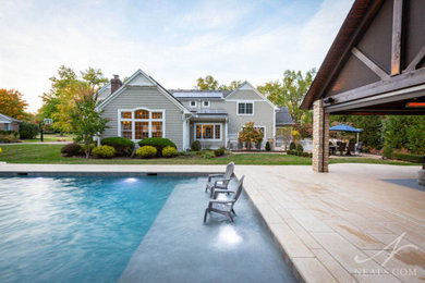 Example of an arts and crafts pool design in Cincinnati