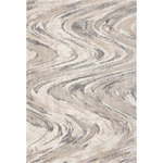 KAS - KAS Hue 4752 Natural Groove Area Rug, 3'3"x4'11" - Sink your toes into our Hue Collection of rugs constructed of an incredibly silky, plush pile in lustrous colors. Ranging from distressed traditionals to modern transitionals, this collection can meld into any aesthetic often mixing traditional living into the everyday. Hue is machine woven in Turkey of a super soft polypropelene and has a plush 1/4" pile height.