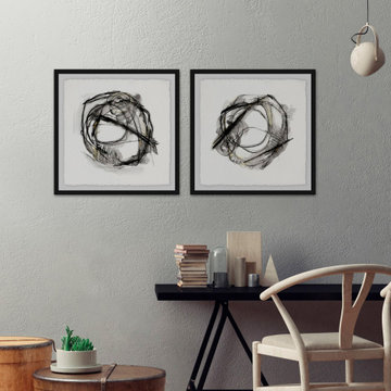 Bumble Bee Flight Diptych