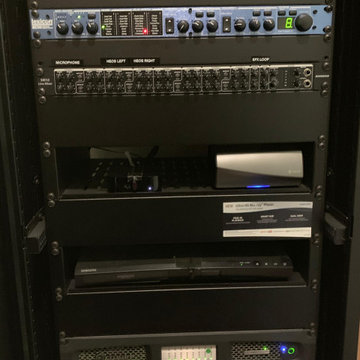 Custom Home Theater Equipment Rack, by Audio/Video Systems Integration, Inc