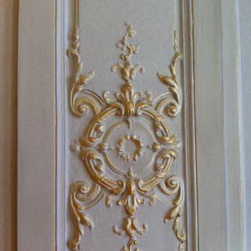 Peinture de décoration d'un appartement - Paris 16ème.