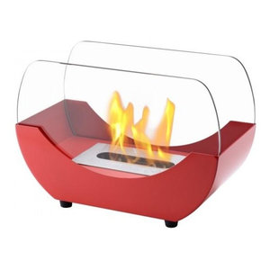 Metropolitan Table Top Ethanol Fireplace Contemporary Tabletop