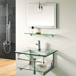 Glass Bathroom Vanities - Bathroom Vanities And Sink Consoles