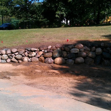 Retaining Wall and Turnaround Area
