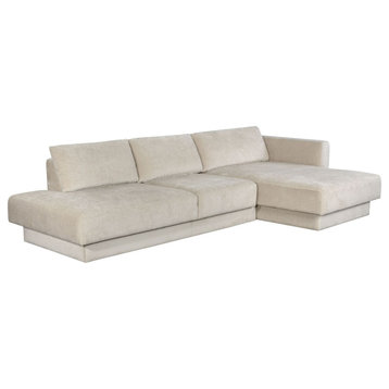 Sunpan Tecoma Sofa Chaise - Danny Cream