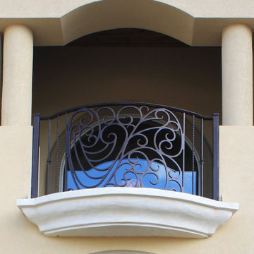 Exterior Iron Balcony