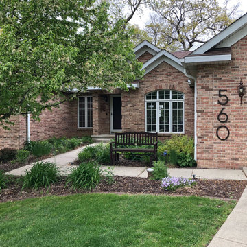 modern house numbers - customer photo