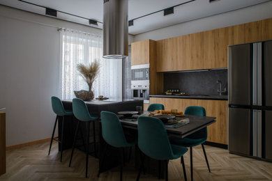Home design - contemporary home design idea in Novosibirsk