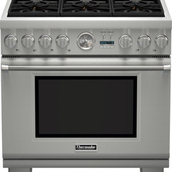 Thermador - Thermador PRD366JG 36" Pro Series Pro Grand&reg; Com'l Depth Dual Fuel Range - Gas Ranges And Electric Ranges