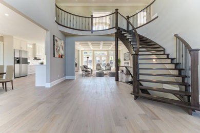 Inspiration for a timeless open staircase remodel in Toronto