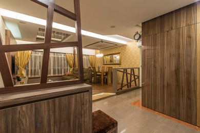 Transitional entryway in Singapore.