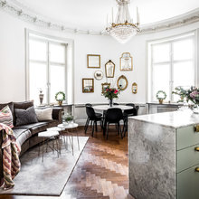 Houzz Tour: Dashas sagolika tornlägenhet på Norrmalm