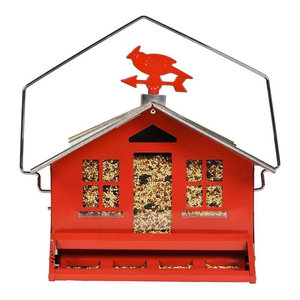 Twirling Sunflower Squirrel Feeder Farmhouse Bird Feeders By