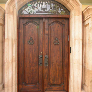 Grand front doors
