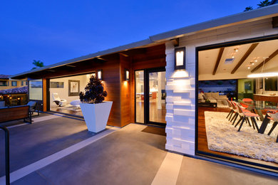 Example of a trendy exterior home design in San Diego
