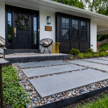 Vibrant Front Walkway