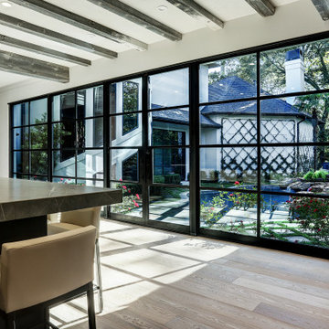 Small profile Glass Wall project Houston Tx