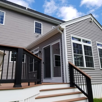 Rochester, MA Sunroom and Deck Addition