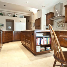 kitchen bookshelf