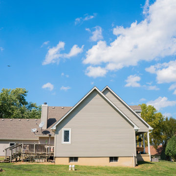 Seamless Polymer Siding in Mountain Clay w/ Energy Efficient Replacement Windows