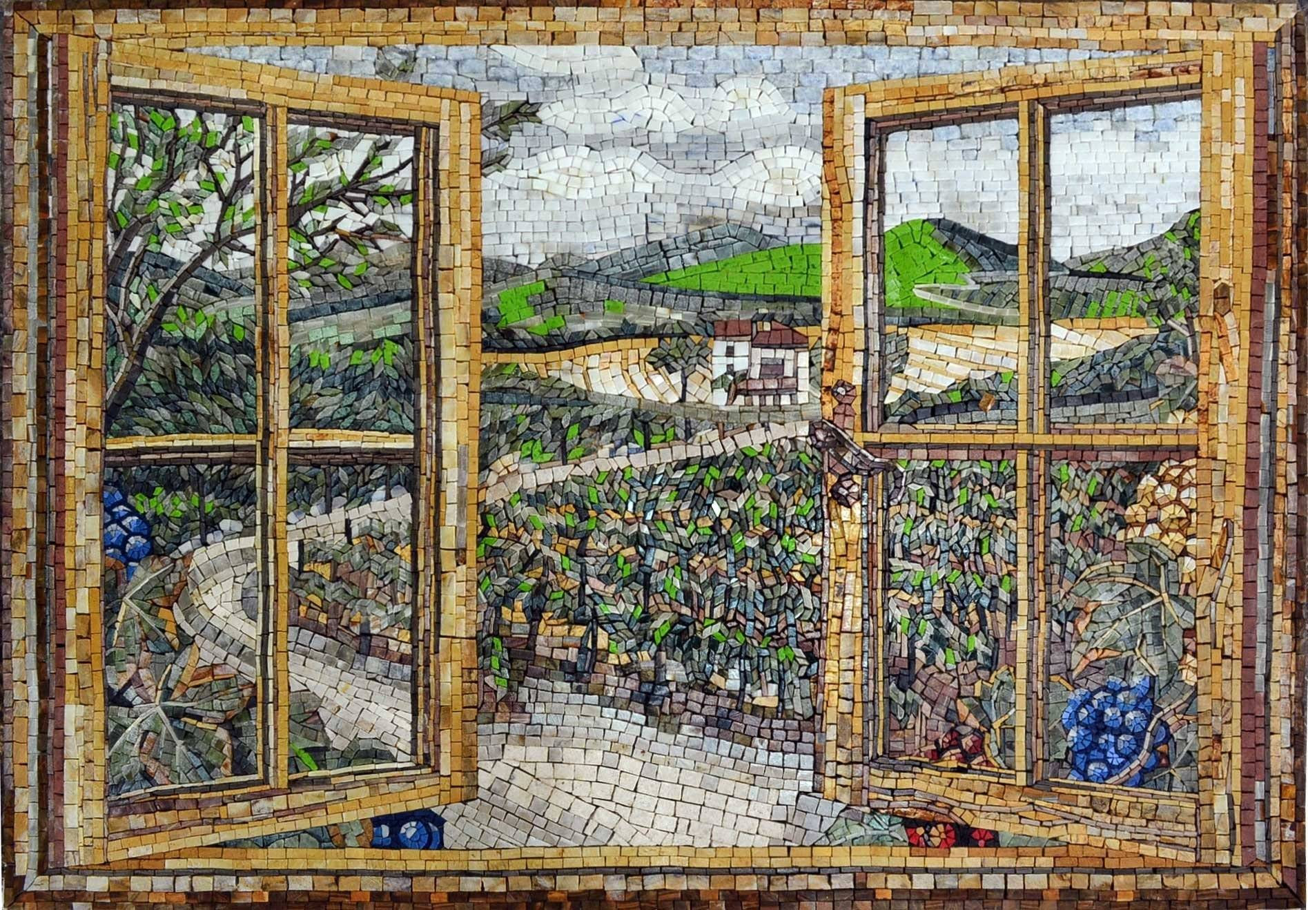 Mosaic Patterns, Window View, 59