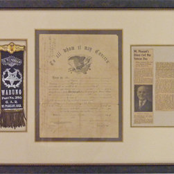 Custom Framed Memorabilia - Products