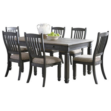 Tyler Creek Rectangular Dining Table, Black/Gray